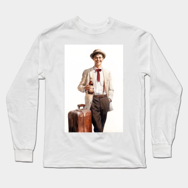 The Mail-Order Salesman Long Sleeve T-Shirt by David Kincaid Art